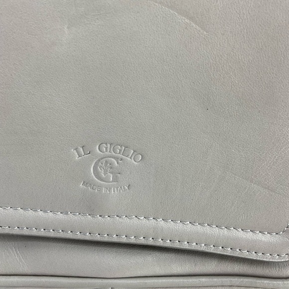 IL GIGILIO made in Italy vintage 100% leather  Crossbody purse - Picture 5 of 11